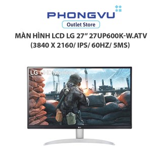 Màn hình LG 27UP600K-W 27 inch - 4K - IPS - VESA DisplayHDR 400 - Màu Trắng - Bảo hành 24 Tháng