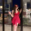 HT69 Váy ngủ sexy phối ren cánh bướm kèm ĐỆM LÓT, đồ ngủ lụa dáng xoè tôn dáng HT69