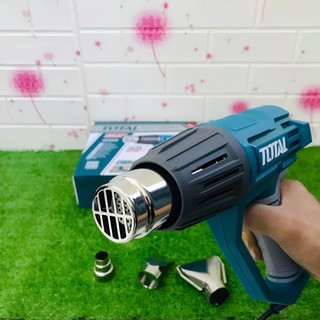 TOTAL Máy thổi nhiệt CS 2000W TB20078/ TB20045/ TB20056 + phụ kiện Có thể điều chỉnh nhiệt độ - màn hình LED