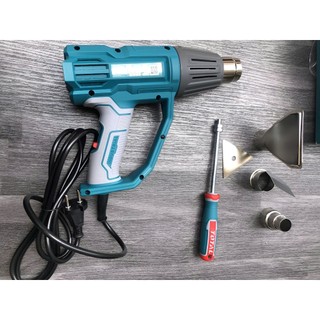TOTAL Máy thổi nhiệt CS 2000W TB20078/ TB20045/ TB20056 + phụ kiện Có thể điều chỉnh nhiệt độ - màn hình LED