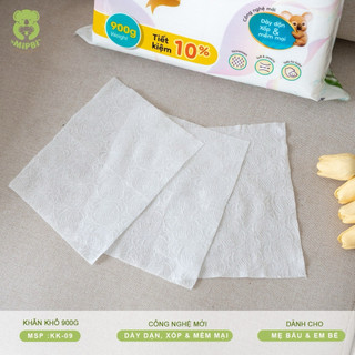 Khăn Vải Khô Mipbi Chính Hãng – Khăn Khô Đa Năng Cho Bé, Khăn Lau Mặt, Thay Khăn Ướt An Toàn