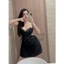 HT27 Váy ngủ sexy cúp v1 triết eo sang chảnh, đầm ngủ lụa dáng xoè gợi cảm HT27