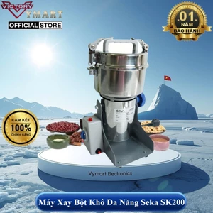 Máy Xay Bột Khô Đa Năng Seka SKM90 (SK200) Xay 800g Xoay 90 Độ, Xay Mọi Thực Phẩm - Hàng Chính Hãng