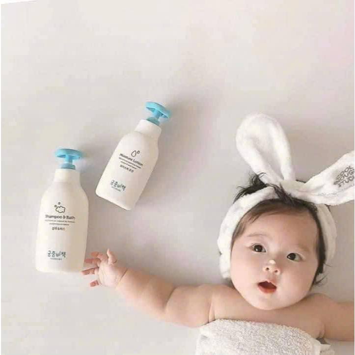 Sữa tắm gội toàn thân 2in1 cho bé, làm dịu da Goongbe Pri-mmune 350ml