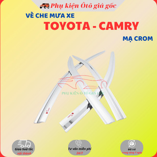 Vè che mưa xe Toyota Camry 2007 - 2012, 2013 - 2017 MẠ CROM- Chính hãng Autoclover Hàn Quốc