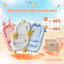 Nôi vải ngủ cho bé sơ sinh BI03 IQKAO gối 2 mặt công nghệ Đức chống giật mình cho trẻ từ 0-12 tháng êm ái dùng 4 mùa