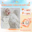 Nhộng Chũn Thông Hơi Xuất Hàn Cho Bé IQKAO – Co Giãn 2 Chiều Mềm Mại – Ngủ Ngon Không Giật Mình