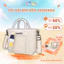 Túi vải bỉm sữa đa năng Vegiebag cho mẹ và bé, sành điệu, thời trang, Phong cách Hàn Quốc có quai đeo IQ Kao
