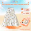 Áo Choàng Chống Nắng Xô Muslin IQKAO Cho Bé 0-3 Tuổi Kèm Kính Chống Bụi, Thoáng Mát, Đa Năng 4 Mùa (3-14kg)