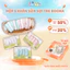Hộp 5 Khăn Sữa Cao Cấp BOONA S5B1 – Vải Sợi Tre Mềm Mịn, Không Xù Lông, Kháng Khuẩn, Thấm Hút Tốt, Size 30x30cm IQKAO