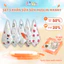 Set 5 Khăn Sữa Khăn Mặt IQKAO Muslin 6 Lớp, Vải Xô Mềm Mại, Thấm Hút Tốt - An Toàn Cho Bé - Đa Năng Sử Dụng S5M2