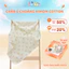 Chăn Ủ Choàng Cho Bé Himom, Chăn Quấn Cotton Xốp Nhẹ, Mềm Mại An Toàn, Họa Tiết Dễ Thương UC08 IQKAO