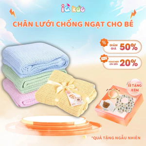 Chăn Lưới Xuất Nga, Chăn Lưới Chống Ngạt Cho Bé An Toàn Thoáng Khí IQ Kao, Chăn Quấn Đắp Giữ Ấm Cho Bé Mùa Đông Mùa Hè