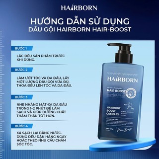 Dầu Gội Thảo Dược Hair-Boost Hỗ Trợ Giảm Rụng và Mọc Tóc Chiết Xuất Bồ Kết 450gr