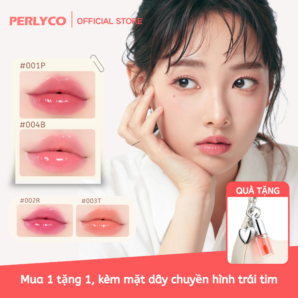 【PERLYCO】[COD] son gloss cute Dưỡng ẩm,mềm môi son tint bóng,, makeup ...