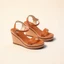 Giày Sandal Nữ Đế Xuồng 9cm Quai Ngang Pixie H100