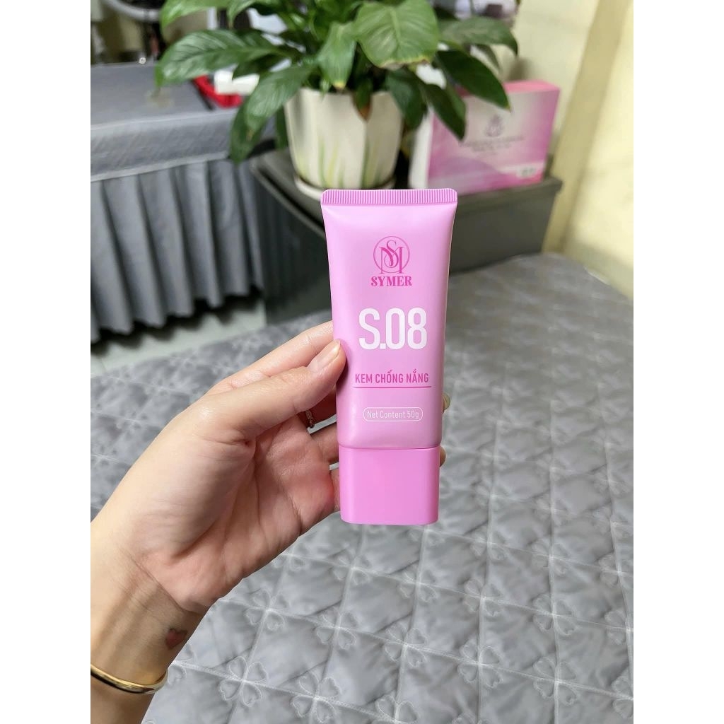 Kem chống nắng SYMER S.08 – Dưỡng da, nâng tone, chống tia UV – Hàng chuẩn Spa