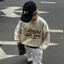 Áo Sweater Ver 2 Áo Nỉ Thêu Xù GUPO Form Boxy Tay Phồng Unisex Local Brand - SWT02