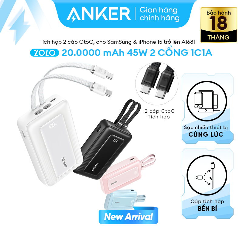 Sạc dự phòng ANKER Zolo