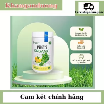 Bột cần tây rau sấy lạnh Fiber Organic bổ sung chất xơ, thải độc cơ thể Việt nhật Nutrition 500g