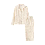 Bộ Đồ Ngủ Pijama Nữ Cotton Muslin Xô Cao Cấp Tay Dài Quần Dài VD21 VÂN DU — ảnh 8
