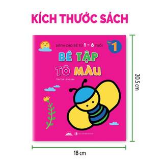 Sách - Combo 6 Quyển Bé Tập Tô Màu