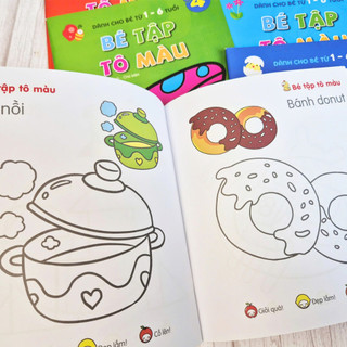 Sách - Combo 6 Quyển Bé Tập Tô Màu