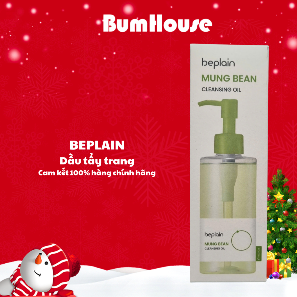 Dầu Tẩy Trang Beplain Mung Bean Cleansing Oil Giúp Làm Sạch Da 200ml