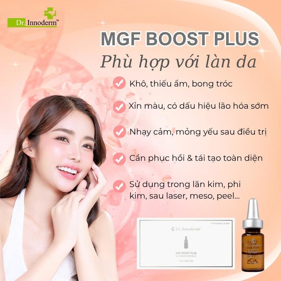 [Dr.Innoderm]_Dưỡng chất MGF BOOST PLUS (5 KINDS OF MGF&HA)_Sản phẩm chính hãng_Xuất VAT 100%