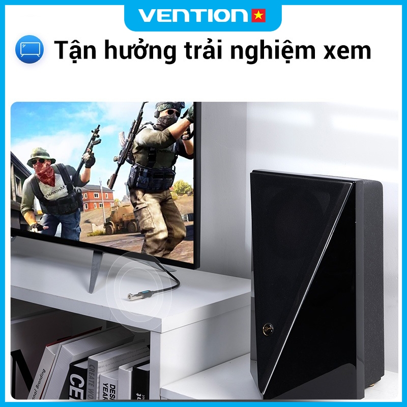 Cáp Nối Dài USB 3.0 Vention Tốc Độ Cao 5Gbps, Dây PVC, Đầu Mạ Niken Chống Gỉ, Chiều Dài Lên Đến 5m