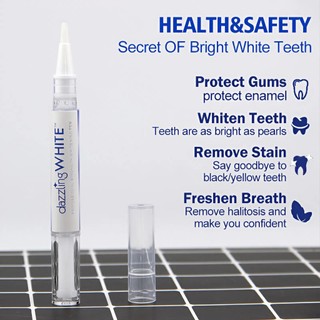 Bút Tẩy Trắng Răng Dazzling White | Đầu Cọ Mềm Gel Dạng Bút Nhỏ Gọn Tiện Lợi Chăm Sóc Răng Miệng