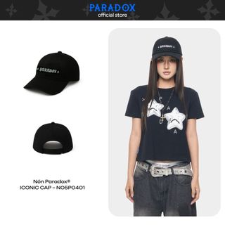 Nón ICONIC CAP Kaki Cotton PARADOX NO5P0401