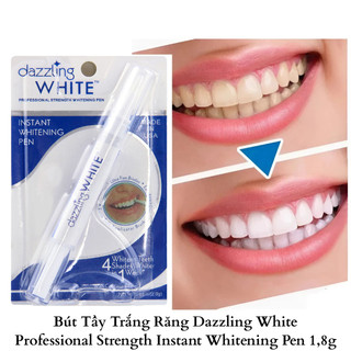 Bút Tẩy Trắng Răng Dazzling White | Đầu Cọ Mềm Gel Dạng Bút Nhỏ Gọn Tiện Lợi Chăm Sóc Răng Miệng