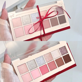 [Joocyee] Bảng Phấn Mắt JOOCYEE 12 ô Đa Năng Dễ Tán Nhũ Sáng Tiệp Da Mỏng Nhẹ Lâu Dài Mềm Mại Bền Màu Trang Điểm Mắt 11g