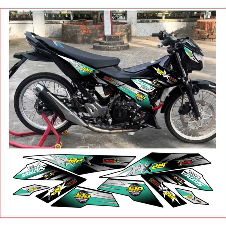 Tem rời SATRIA mẫu thái cao cấp chất liệu in 3 lớp chống nước không phai màu.