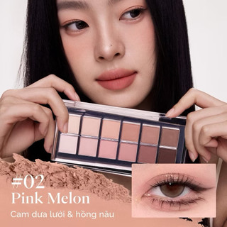 [Joocyee] Bảng Phấn Mắt JOOCYEE 12 ô Đa Năng Dễ Tán Nhũ Sáng Tiệp Da Mỏng Nhẹ Lâu Dài Mềm Mại Bền Màu Trang Điểm Mắt 11g