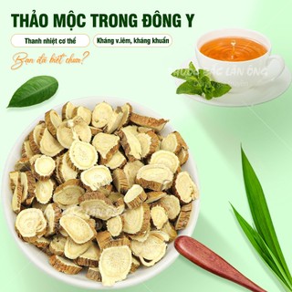 Khổ sâm bắc 100g, khổ sâm căn, thái lát tròn, khô, thơm, sạch - Lãn Ông