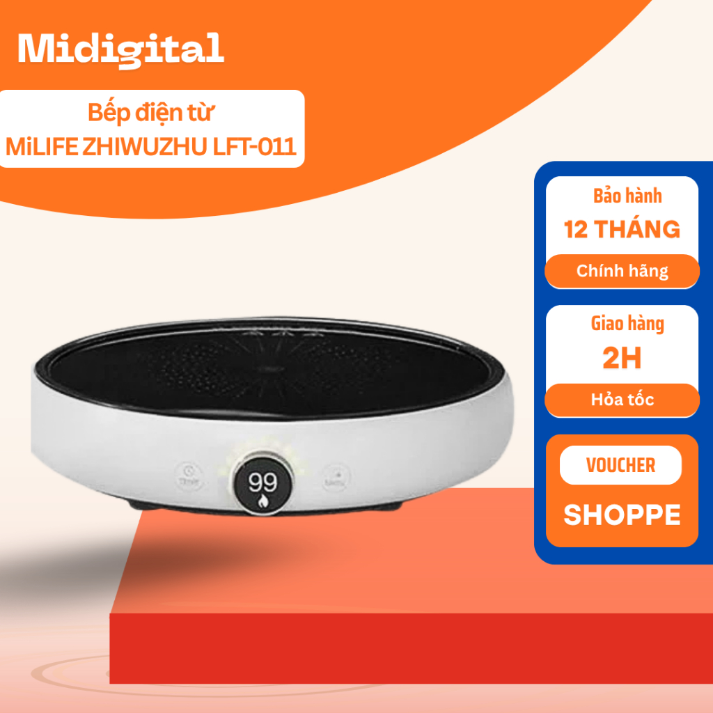 Bếp từ XM miLife với 99 mức nhiệt có kết nối App mihome (bản quốc tế ...