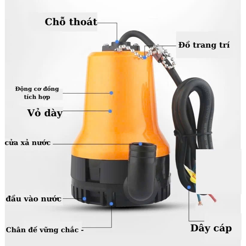 Máy bơm nước mini 12V MARINE BABY BL-2512SN,máy bơm mini,máy bơm điện,máy bơm hút nước,bơm hút nước,bơm mini,máy bơm 12v
