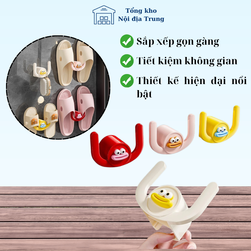 Móc Treo Để Dép Dopamine Tiện Lợi – Thiết Kế Thông Minh, Màu Sắc Tươi Mới
