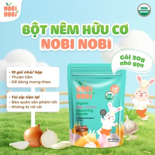 Bột nêm hữu cơ Nobi Nobi cho bé từ 12 tháng tuổi gói 30g