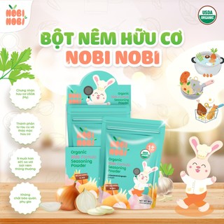 Bột nêm hữu cơ Nobi Nobi cho bé từ 12 tháng tuổi gói 30g