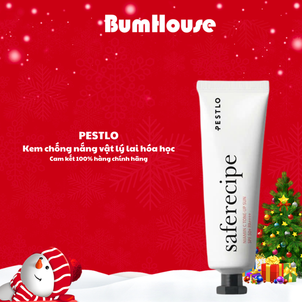 Kem chống nắng PESTLO Niamin C Tone Up Sun Saferecipe/ Safe Recipe Sun Essence SPF50 PA++++ 15ml 50ml