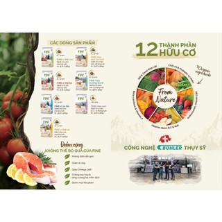 (1.36KG) FINE CAT – Thức ăn hữu cơ tự nhiên cao cấp cho mèo nhập khẩu Hàn Quốc túi 1.36kg
