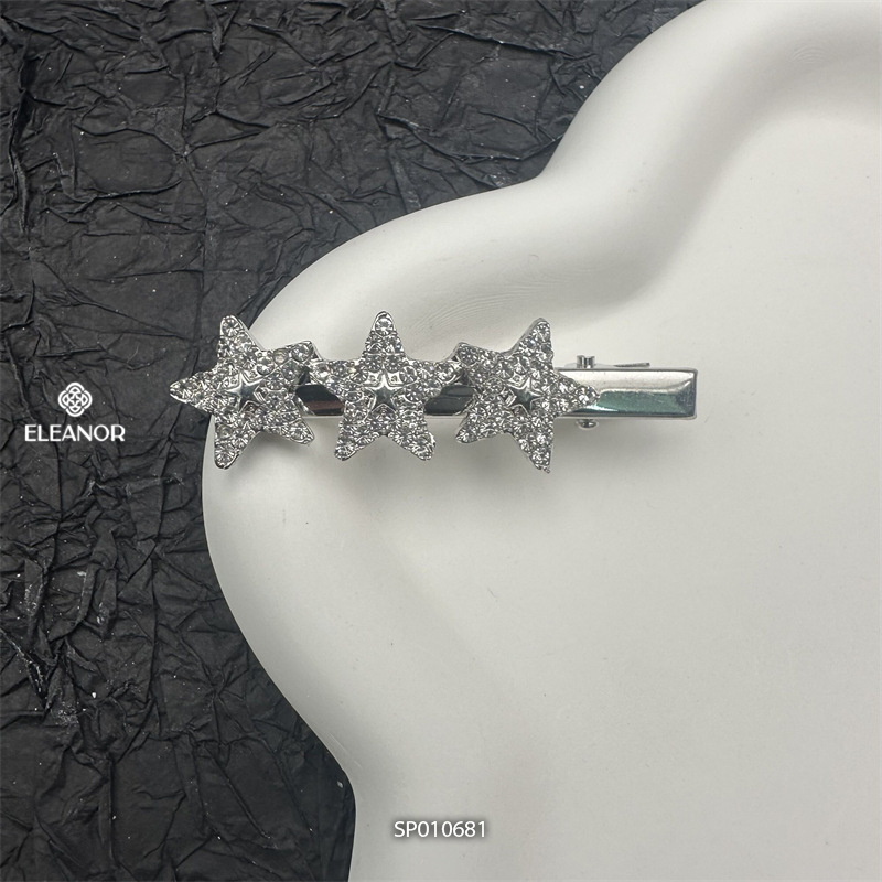 Kẹp tóc nữ Eleanor Accessories hình ngôi sao đính đá phụ kiện tóc kẹp tóc mái 10681