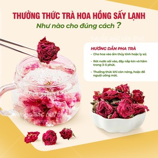 Hoa hồng bông nở tây tạng 100g, trà hoa hồng kỳ tử táo đỏ, giảm căng thẳng, dưỡng nhan, bổ khí huyết