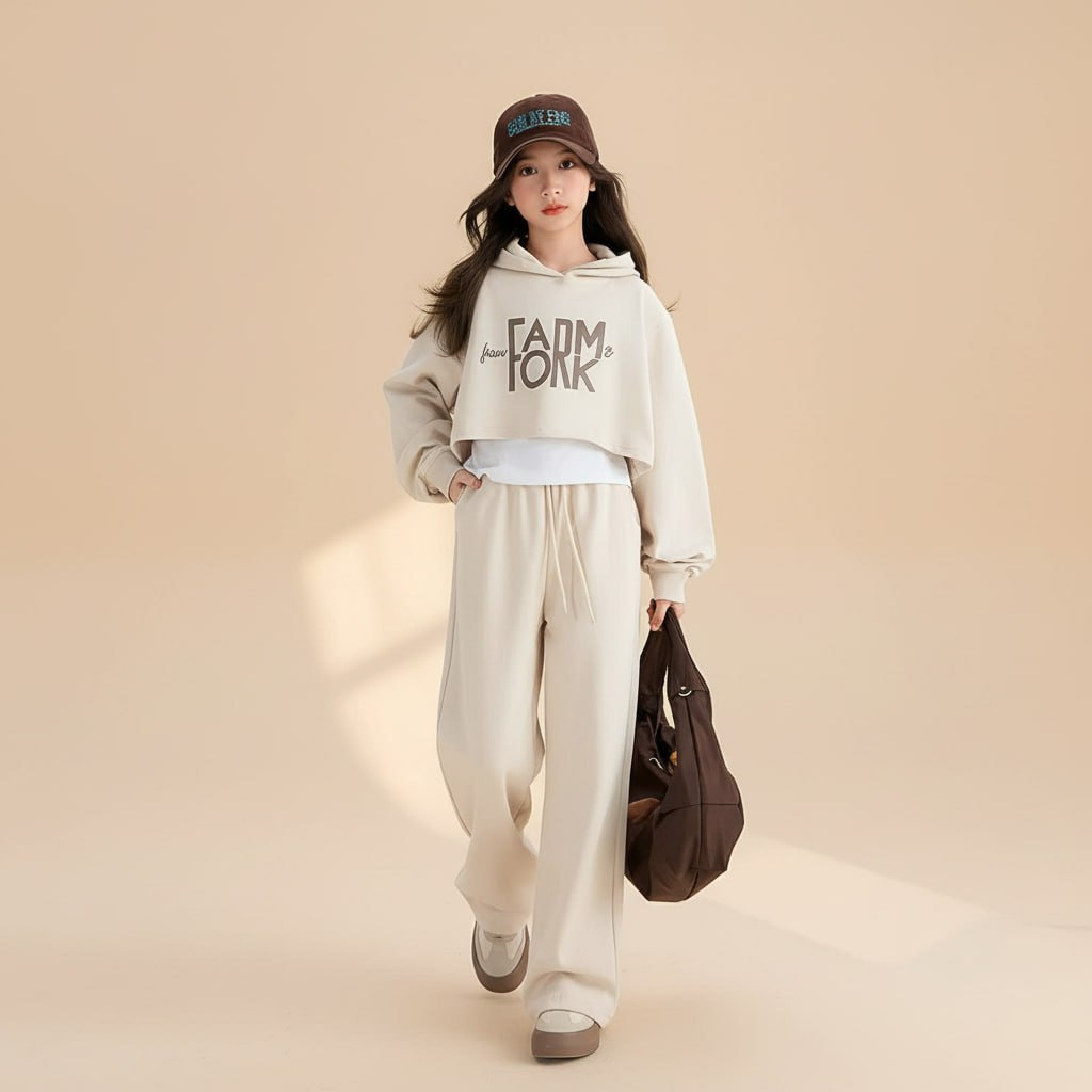 Bộ đồ thu đông cho bé gái size đại BEESHOP Set 3 chi tiết cho bé D25019