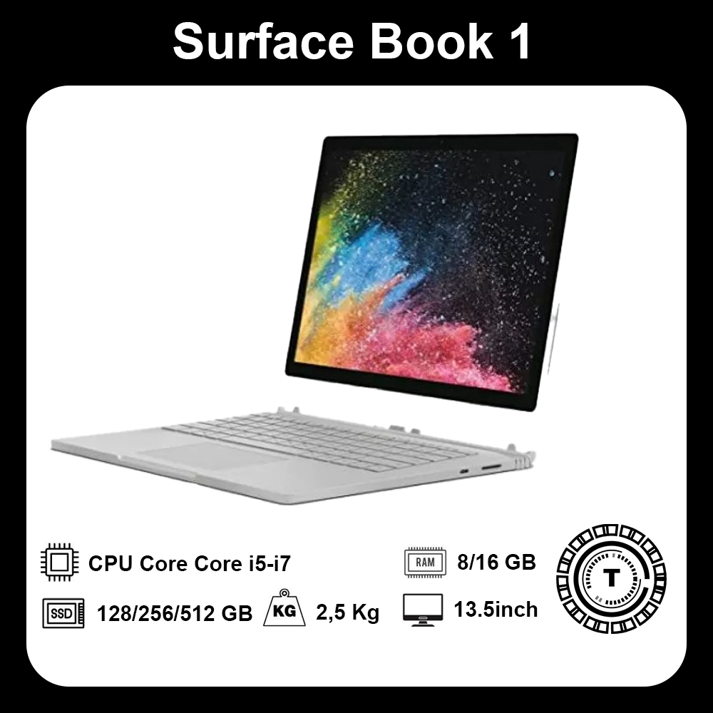 Microsoft Surface Book | Core i5-i7 | Ram 8/16GB | SSD 128/256 