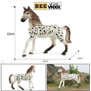 Mô hình Ngựa giống Schleich Knabstrupper nhựa nguyên sinh cao cấp - Đồ chơi BEE VNXK