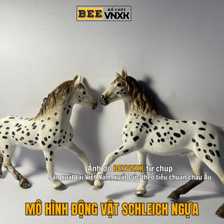 Mô hình Ngựa giống Schleich Knabstrupper nhựa nguyên sinh cao cấp - Đồ chơi BEE VNXK